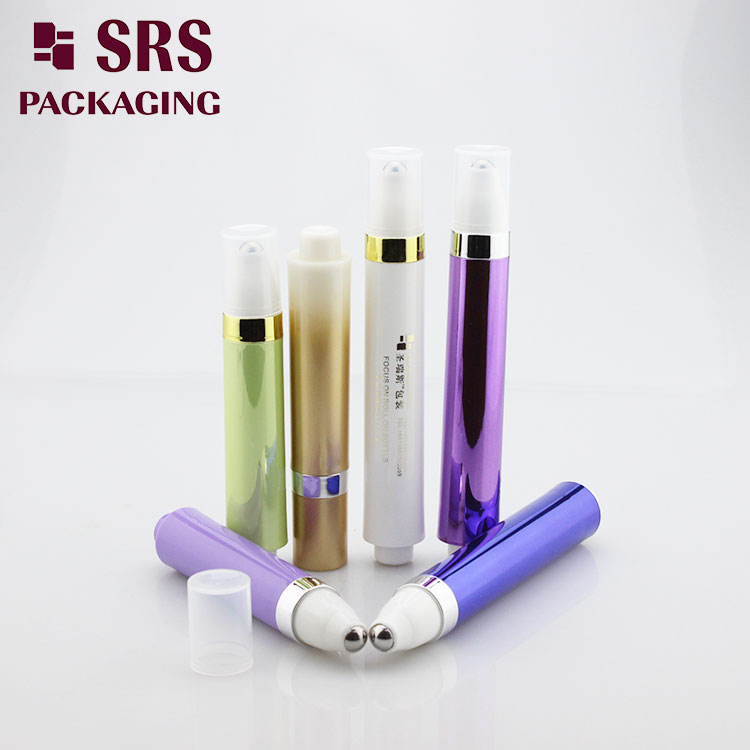 10ml 15ml Empty Premium Cosmetic Massage Airless Eye Cream Roller Bottle