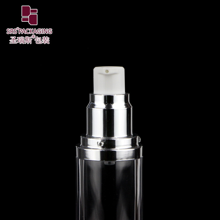 Aluminium airless spray pump bottle 15ml 30ml 40ml 50ml skin care serum vacuum container