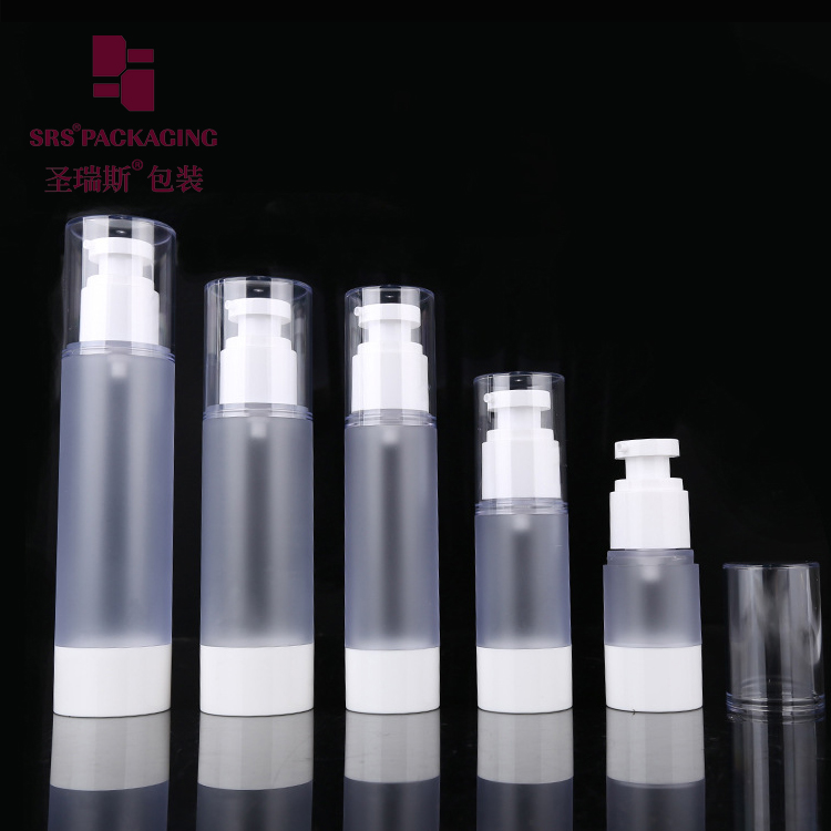 High Quality Pink Cute Refillable Airless Pump Bottle Travel Lotion Container Plastic Cosmetic Dispenser