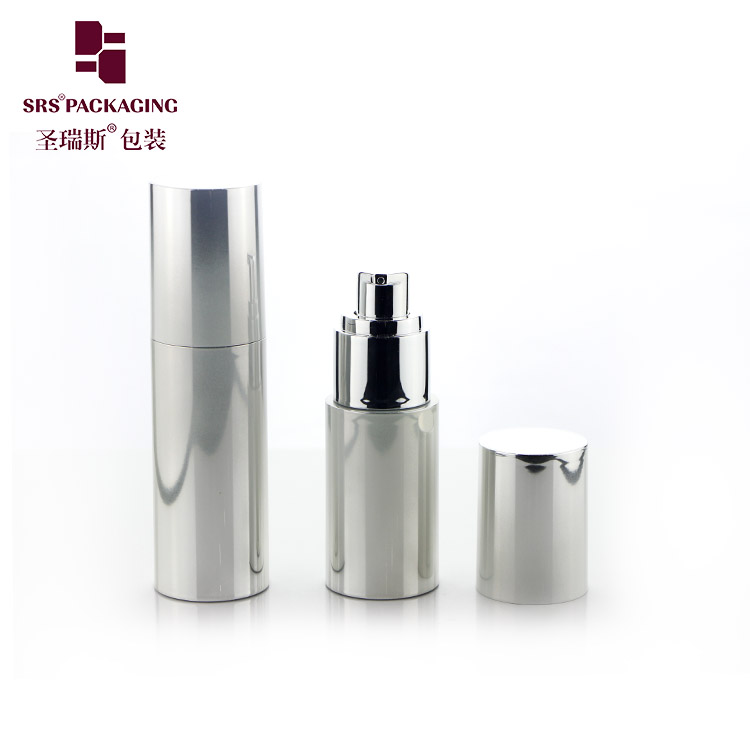 A0227 Airless Pump Bottle 30ml 50ml 60ml 80ml 100ml Spraying Coating Rose Gold Cosmetic Bottle 