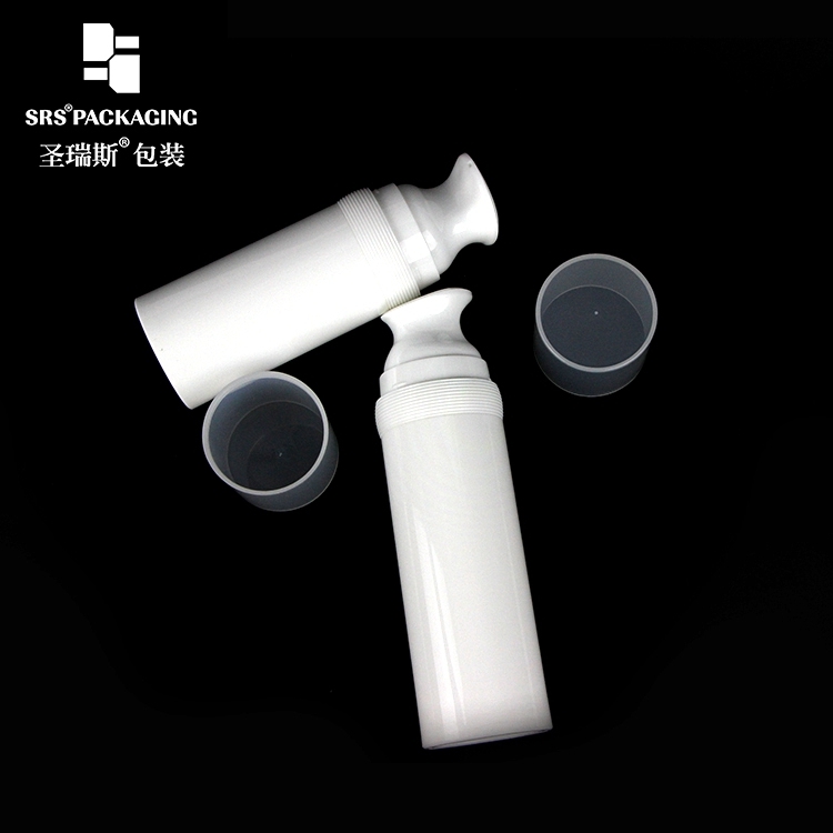 Refillable Cosmetic Airless Beauty Cream Packaging Bottle for Sunscreen Serum 80ml 100ml