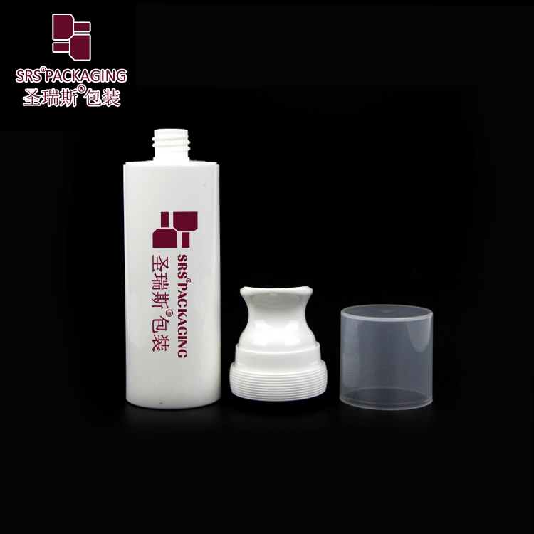 Refillable Cosmetic Airless Beauty Cream Packaging Bottle for Sunscreen Serum 80ml 100ml