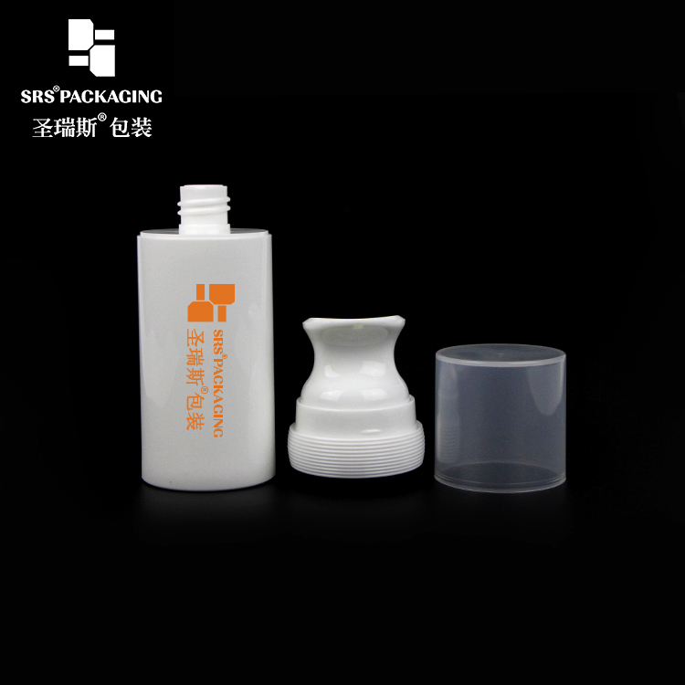 Refillable Cosmetic Airless Beauty Cream Packaging Bottle for Sunscreen Serum 80ml 100ml