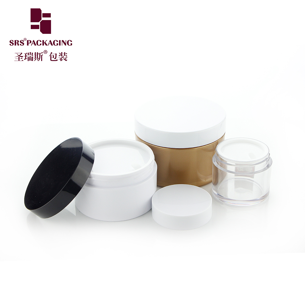 30ml 50ml 80ml 100ml custom color transparent plastic pet clear jar