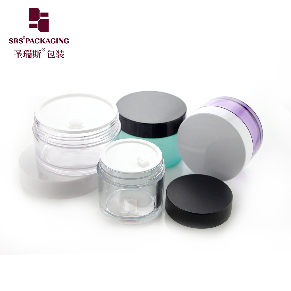 Luxury Custom Color Thick Wall Body Cream PETG Cosmetic Jar