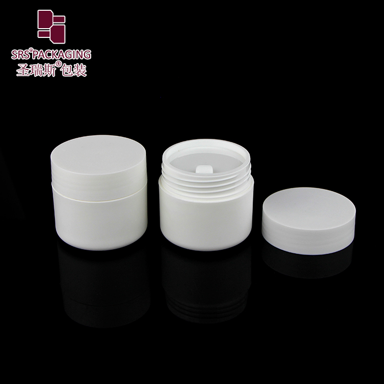 SRSE Frosted PP cosmetic packaging 30ml 50ml 100ml 200ml 250ml plastic jars customize color