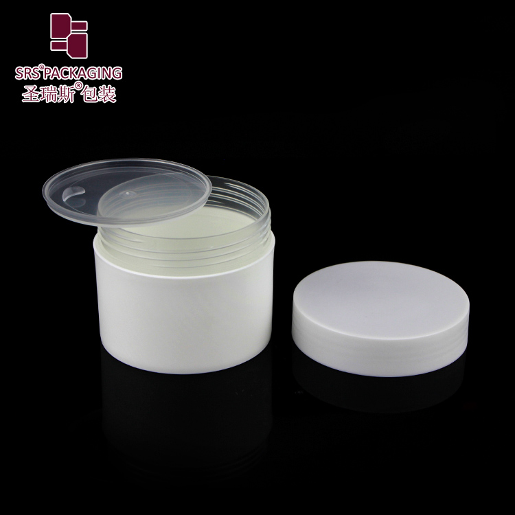 SRSH Double wall cosmetic PP PCR material container 50ml 100ml plastic jar