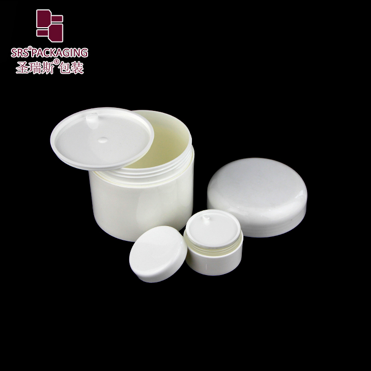 SRSK1 Skincare packaging  set 8g 15g 30g 50g 100g 150g plastic jar  eco friendly PCR cream container