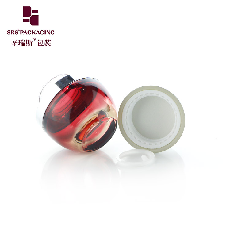 J317 luxury high quality empty 20g 30g 50g cosmetic container glass cream jar for face cream