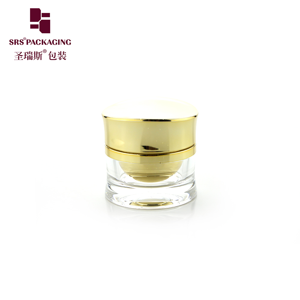 J094 Customized 30ml 50ml luxury jars with lids acrylic plastic face cream skin care beauty empty cosmetic