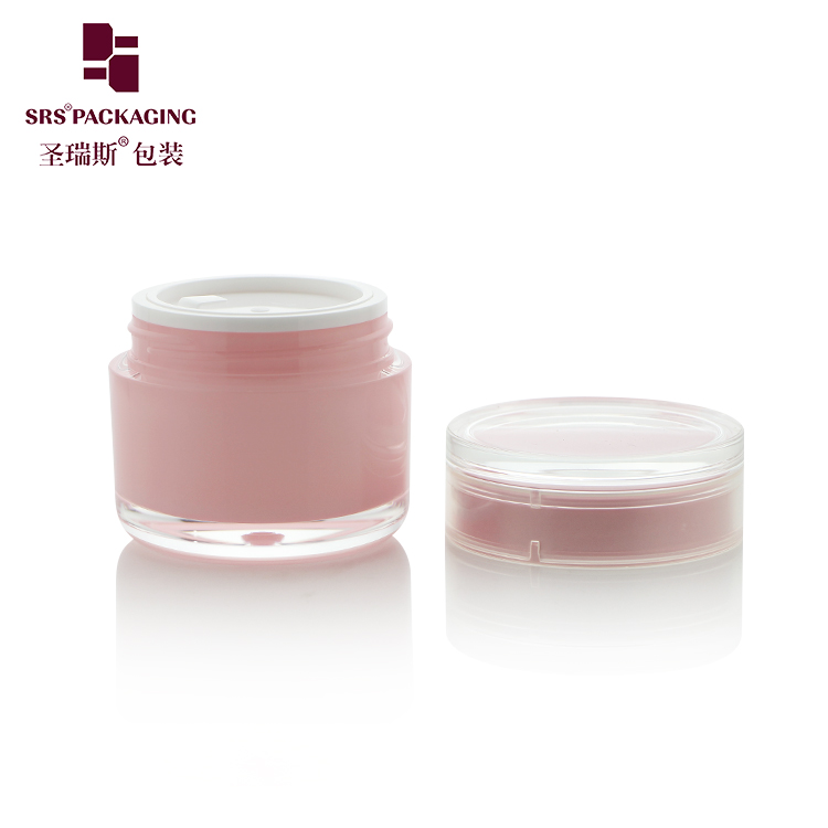 J204 Empty Luxury Skincare Facial Cream Wholesale Acrylic Jar 50 ml