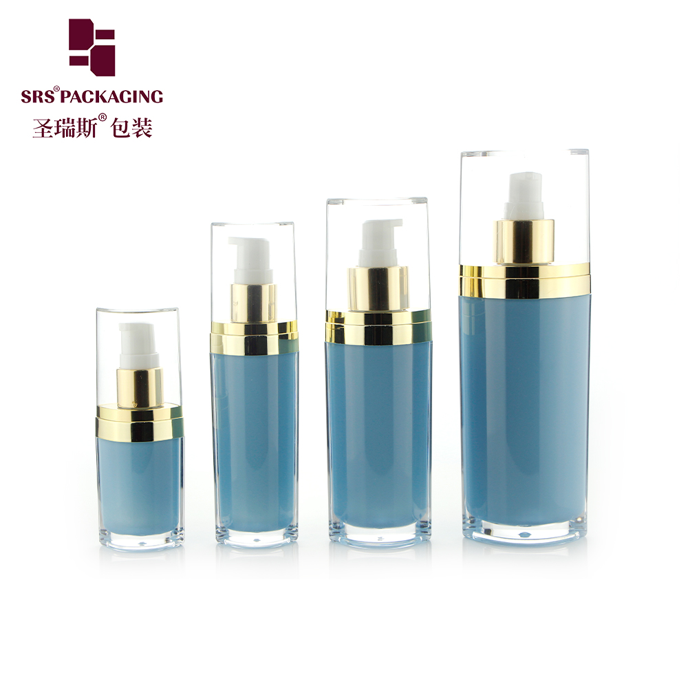 L103 15ML 30ML 50ML Eye Shape Custom Gold Acrylic Cream Cosmetic Bottle