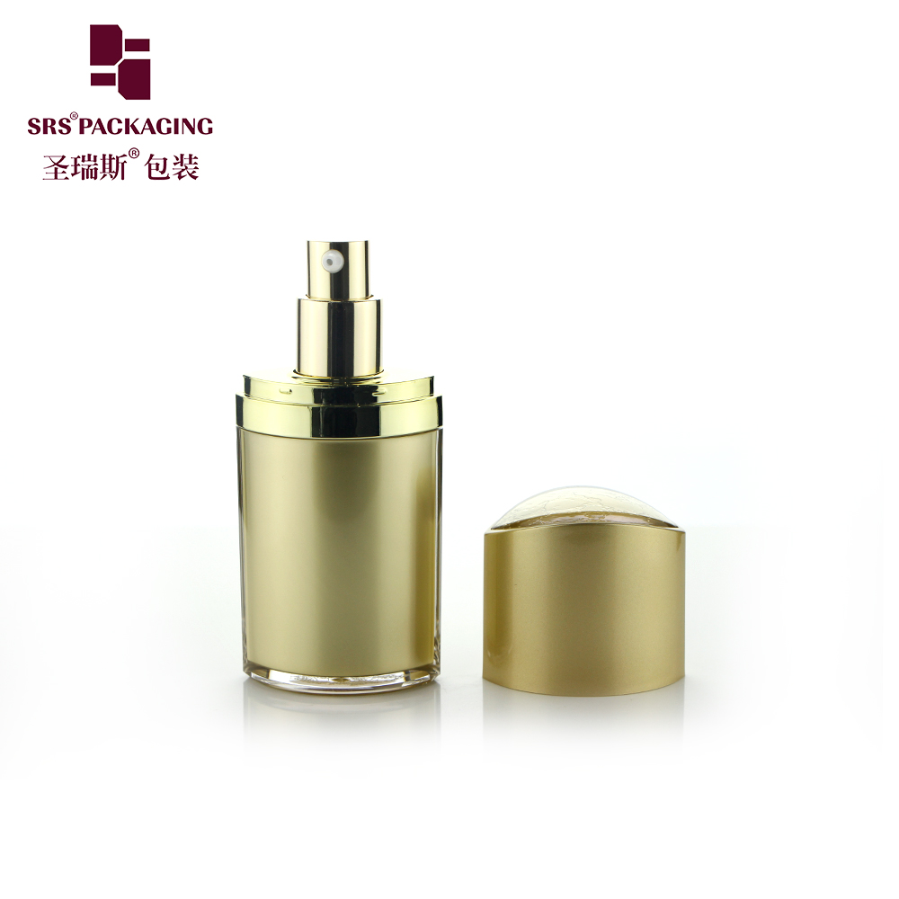 L104 SRS Packaging 30ML 60ML 100ML 120ML Acrylic Lotion Bottle Eye Shape Skin Care Empty Bottle