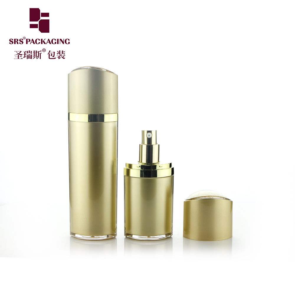 L104 SRS Packaging 30ML 60ML 100ML 120ML Acrylic Lotion Bottle Eye Shape Skin Care Empty Bottle