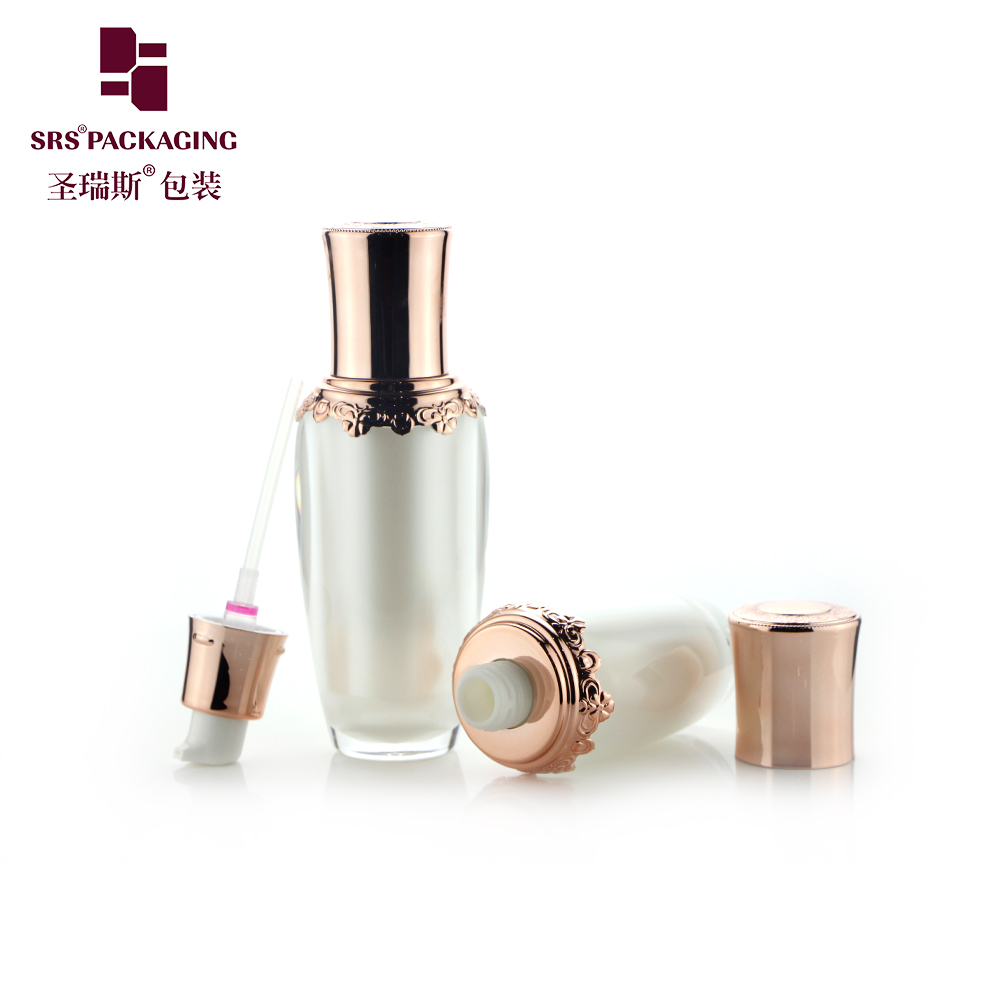 L202 SRS Packaging 30ML 60ML 100ML 120ML Acrylic Lotion Bottle Eye Shape Skin Care Empty Bottle