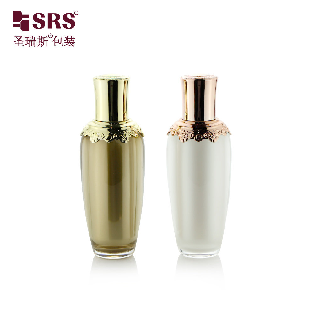 L202 SRS Packaging 30ML 60ML 100ML 120ML Acrylic Lotion Bottle Eye Shape Skin Care Empty Bottle