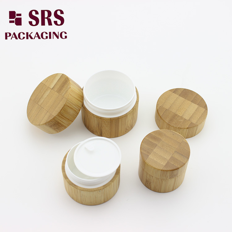 Wholesale Cosmetic Packaging 5g 10g 15g 20g 30g 50g 100g 200g 250g Bamboo Cream Jars