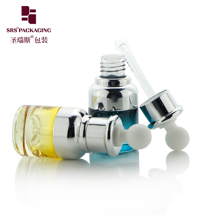 PAG006 New design Customized Essential Oil glass dropper bottle for serum cosmetic packaging 20ml