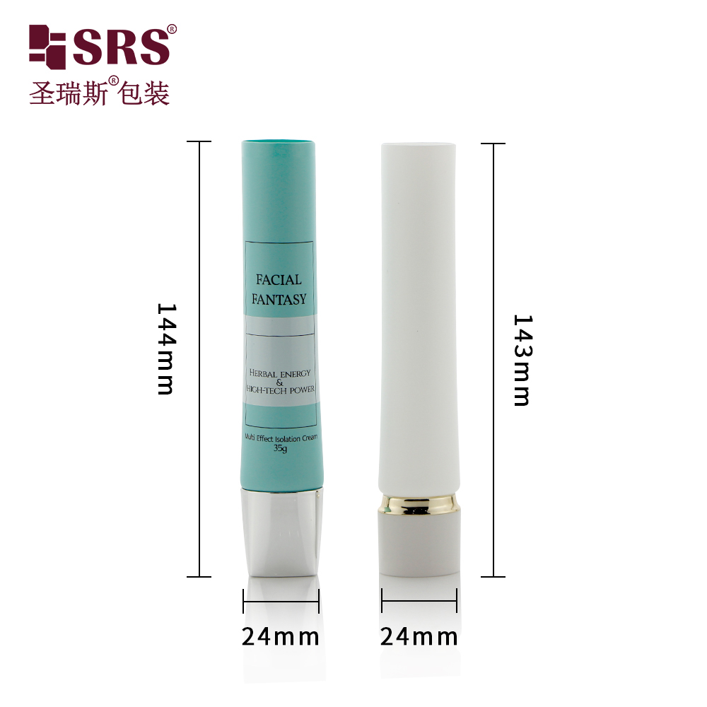 Plastic tubes for cosmetics 100ml 120ml 150ml 180ml face cleaner  empty container cosmetic packaging