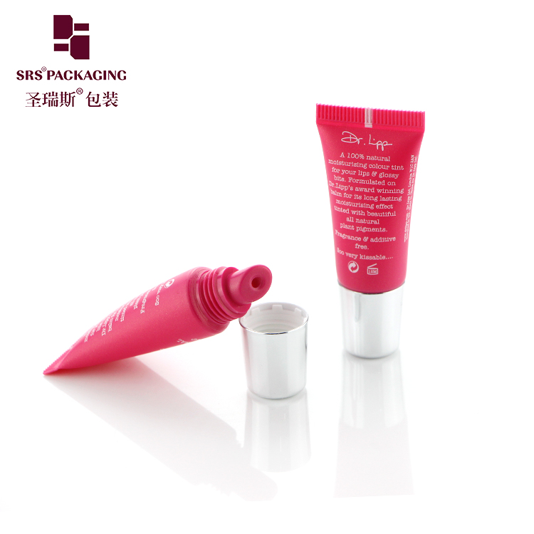 Custom 3ml 5ml 8ml ~ 20ml Empty Lip Balm Plastic Cosmetic Packaging Soft Squeeze Lip Gloss Tube