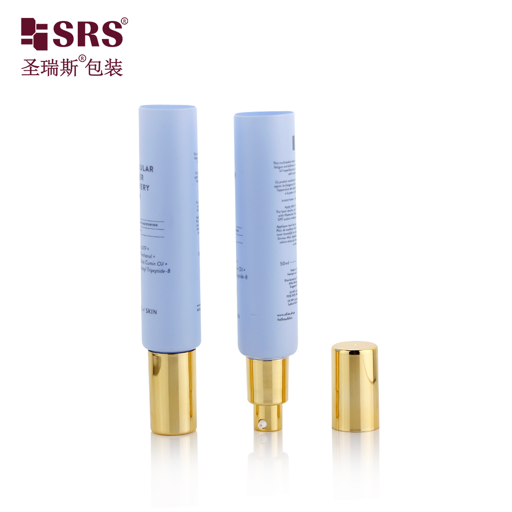 SRS D30mm 50ML Custom Eco-friendly Empty Tube For Cosmetic Packaging