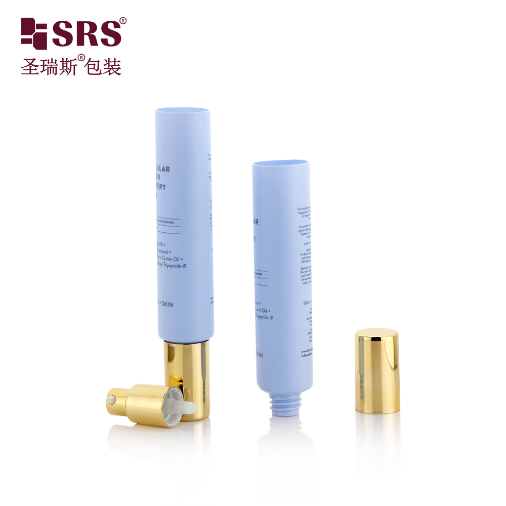 SRS D30mm 50ML Custom Eco-friendly Empty Tube For Cosmetic Packaging