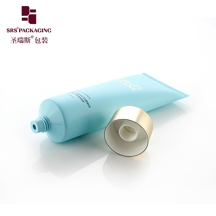 Empty Custom Color Face Wash Gel Cosmetic Tube Hand Cream Packaging