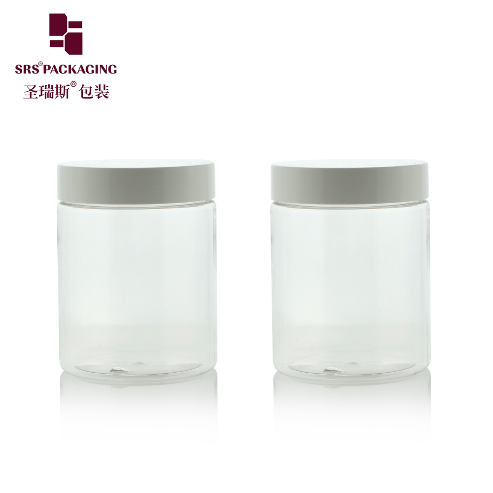 30ml 60ml 100ml 150ml 200ml 250ml 300ml 350ml Cosmetic Container Plastic PET Hair Cream Jars