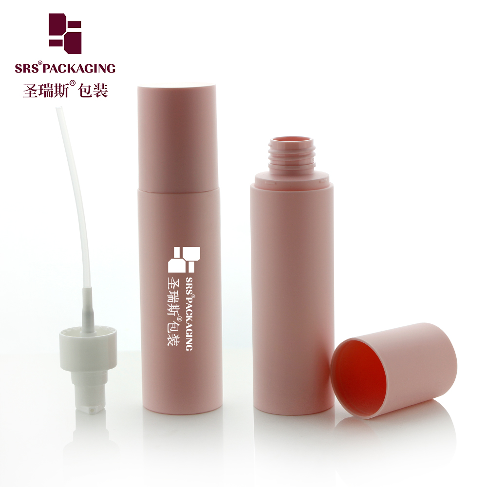 SRS 120ml Cosmetic Packaging Plastic PET Bottle Pump Lotion Pump Bottle Toner Bottle