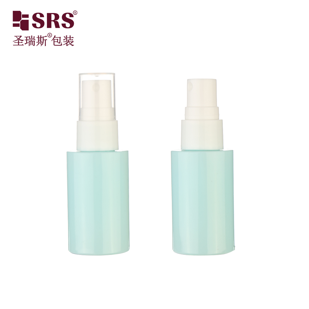 SRS 30ml Injection Blue Color PET Empty Hand Sanitizer Spray Bottle