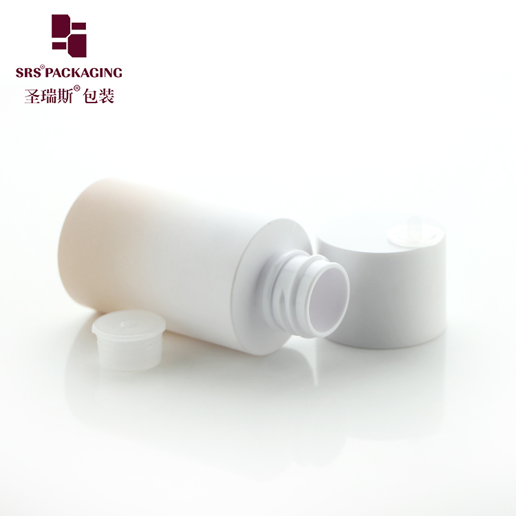 30ml Empty Screw Cap Round Plastic Eco Friendly PCR PET Lotion Bottle