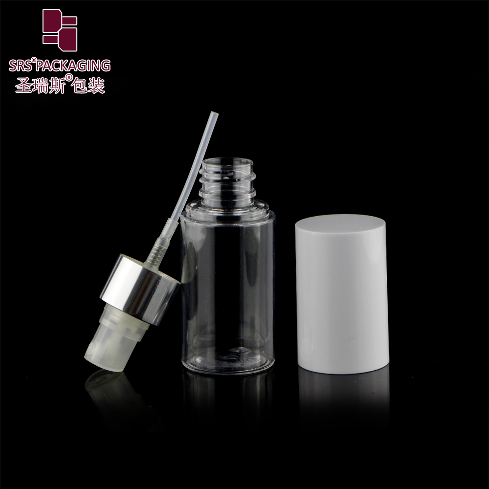 Eco Friendly Empty Cosmetic PET Plastic Spray bottles 30ml 50ml 60ml 80ml