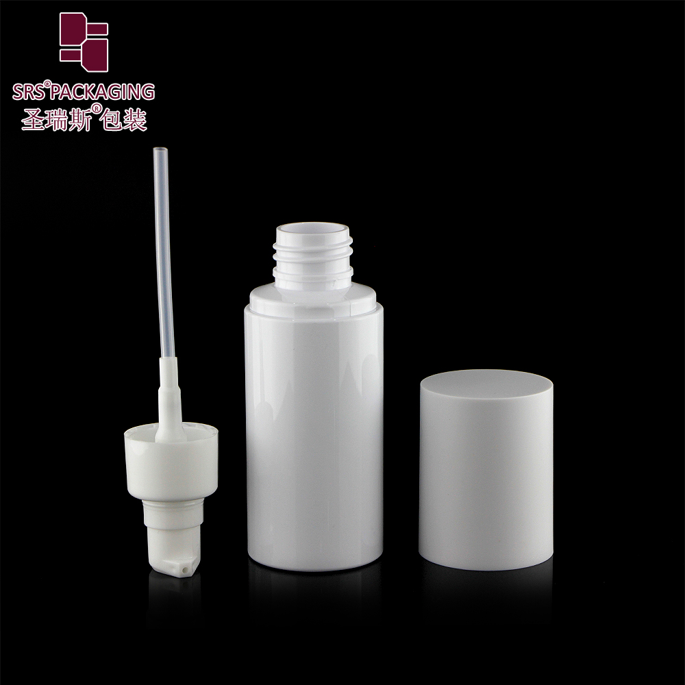 White Plastic Bottle with Plastic Sprayer Fine Mist PET Bottle 80ml 100ml 120ml 150ml Atomizer Private Label for Cosmetics