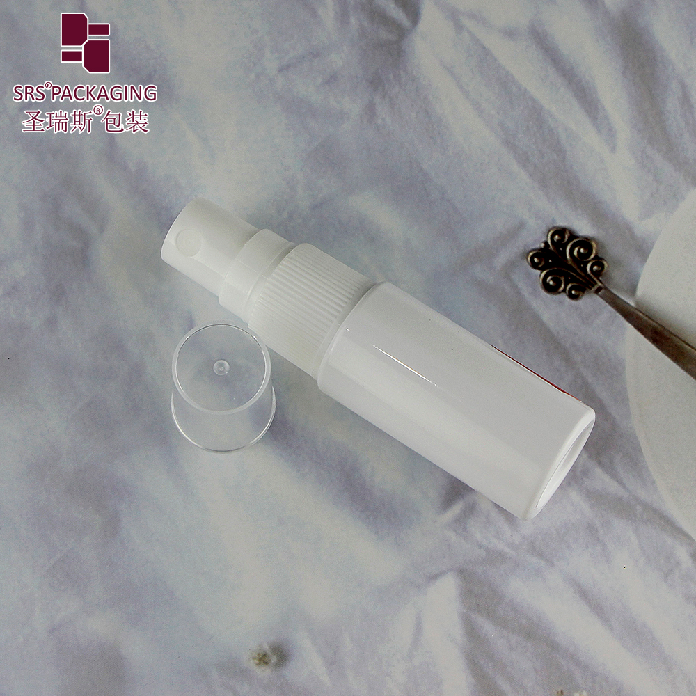 15ML injection white eco friendly plastic spray pump pet bottle cosmetic