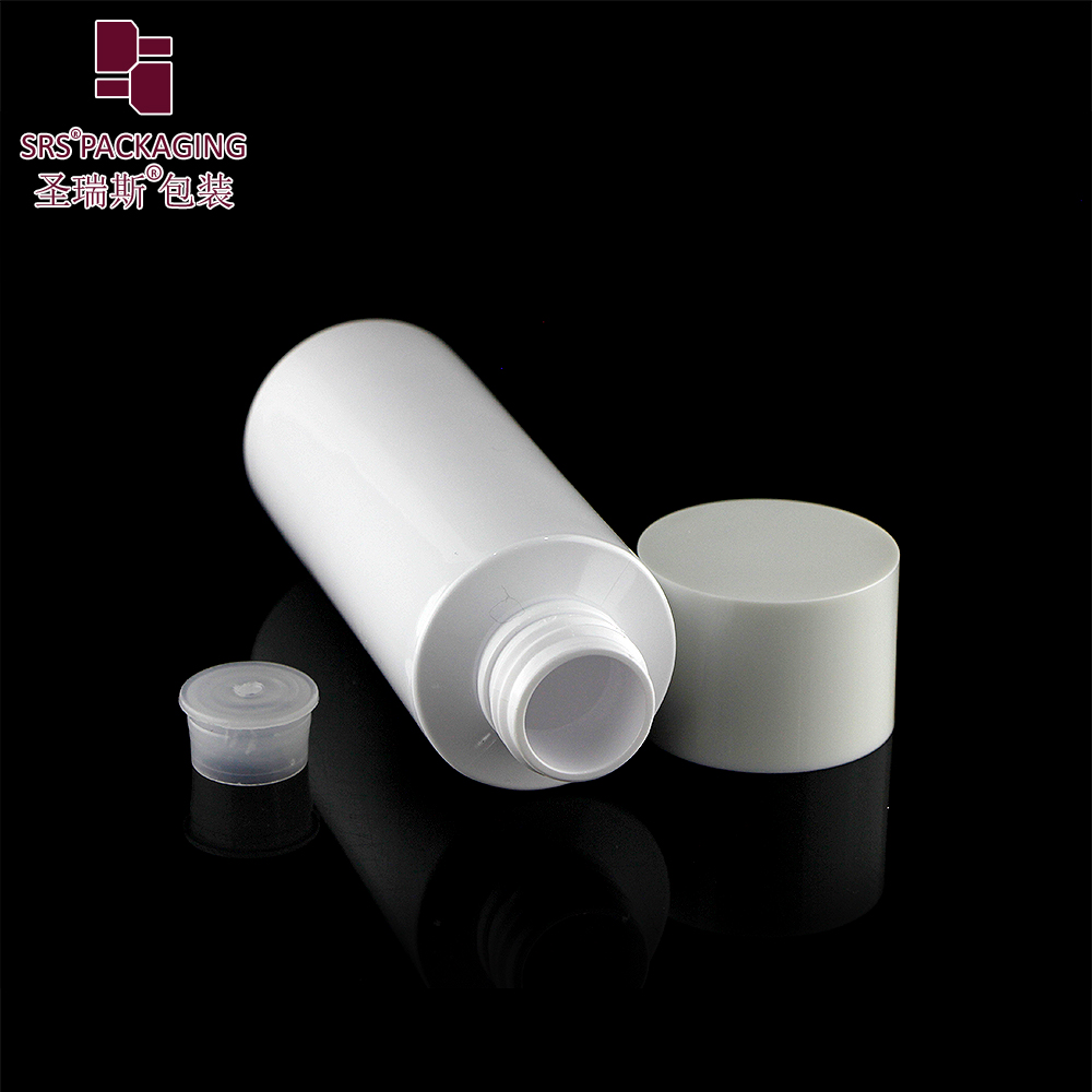 Wholesale Custom White Recyclable 100ml Plastic Pet Face Lotion Toner Bottle With Screw Cap