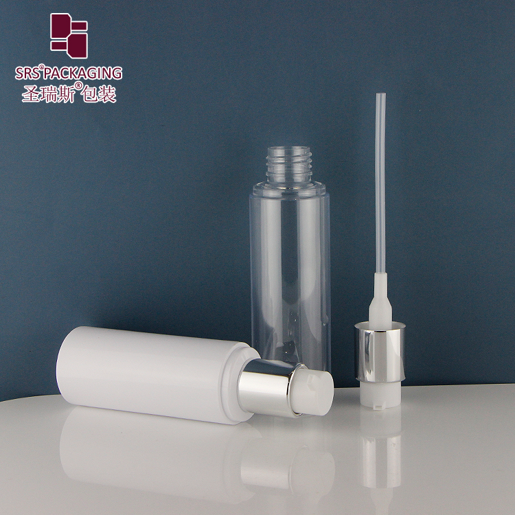 White Plastic Bottle with Plastic Sprayer Fine Mist PET Bottle 120ml Atomizer Private Label for Cosmetics