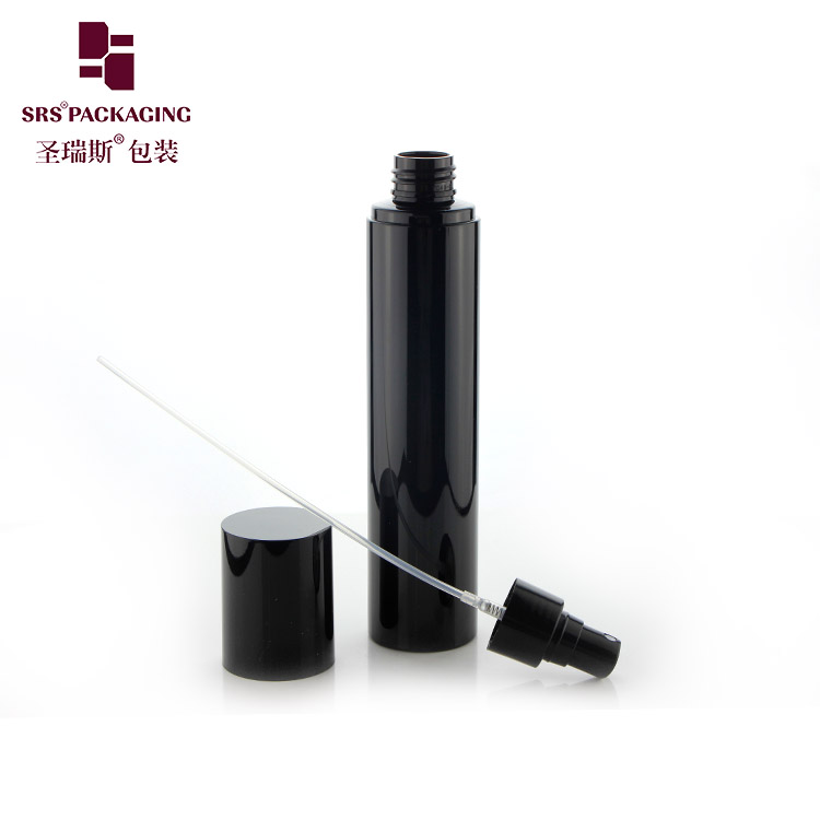 180ml Flat PET Bottle Clear Plastic Toner Bottle Recycle Moisturizer Packaging Square Bottle For Cleansing