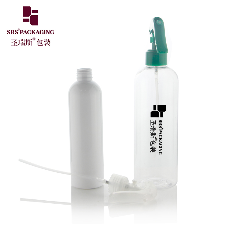 white wash bottle cosmetic pump bottles white round pet shampoo bottle 250ml