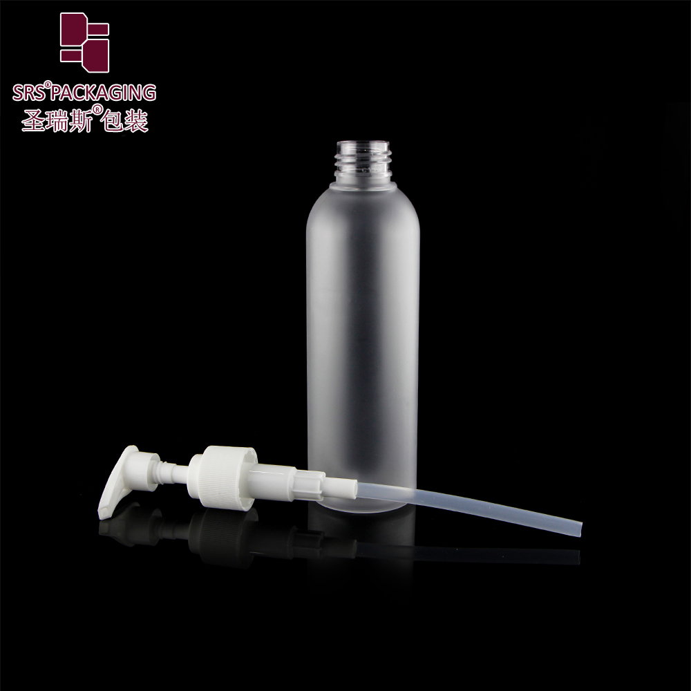 PET Amber Bottle 200ml 250ml 300ml Empty Plastic  Bottle Packaging For Mouthwash Shampoo Bottle