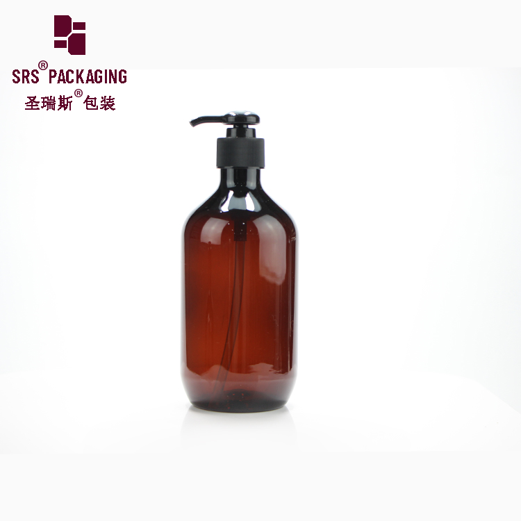 500ml empty PET shampoo hair liquid soap  plastic pump bottle for lotion cosmetic