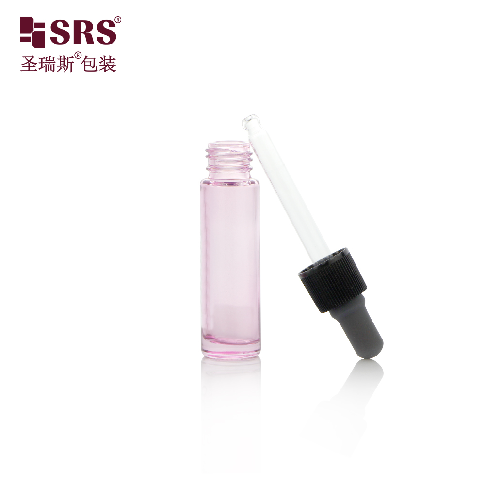 Free Sample 2ml 3ml 4ml 5ml custom serum mini glass empty dropper bottle cosmetics packaging