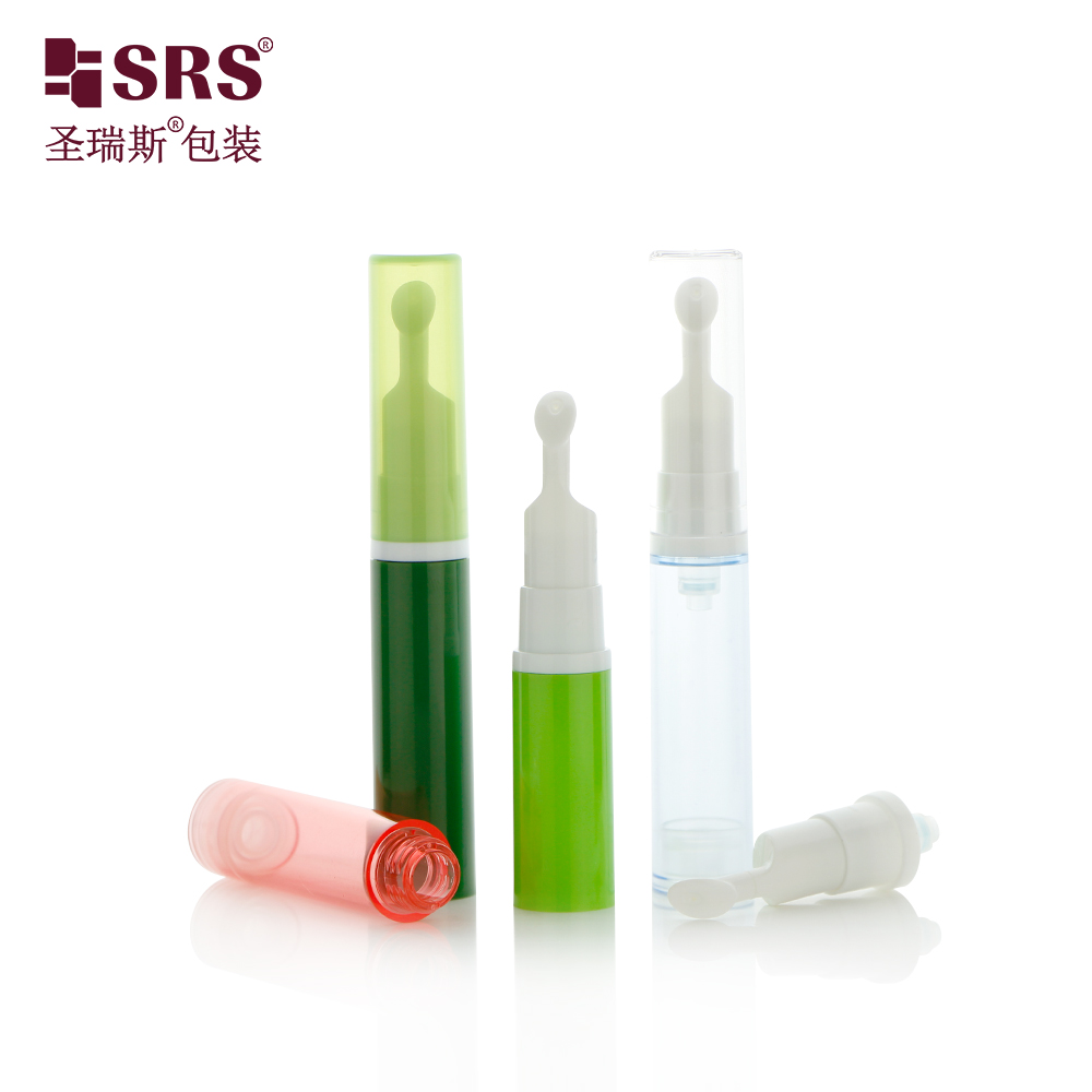 Eye Cream Cosmetic Packaging Set 5ml 10ml 12ml 15ml Small Mini Airless Apply Bottles with Pump