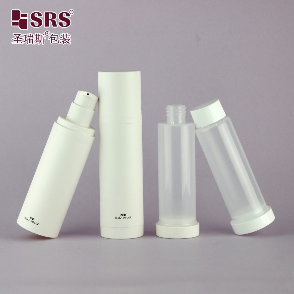 Replaceable 30ml 50ml 100ml PP PCR Recyclable Empty Airless pump Bottle