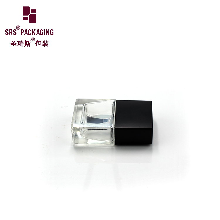 11ML Glass Nail Polish Bottle Clear Bottle For Sale Rectangle Shaped Nail Gel Packaging for Female
