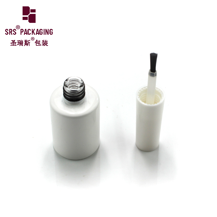 Round Shape Nail Gel Glass Bottle Packaging 11ml Glass Bottles For Nail Polish Wholesale Manufacturer