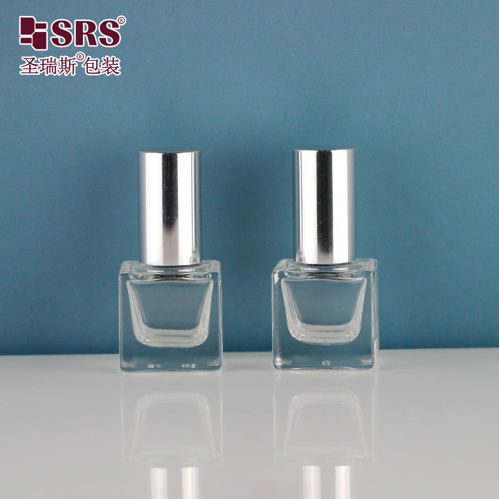 High quality glass vial 6ml square shape essential oil bottles roll 5 ml packaging