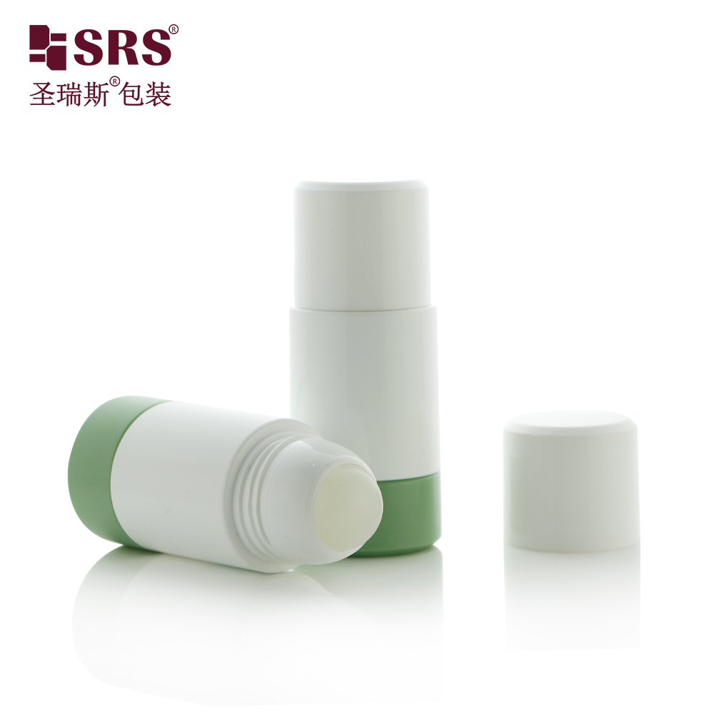 Refillable Replaceable Plastic 50ML 75ML Deodorant With Roll On Ball