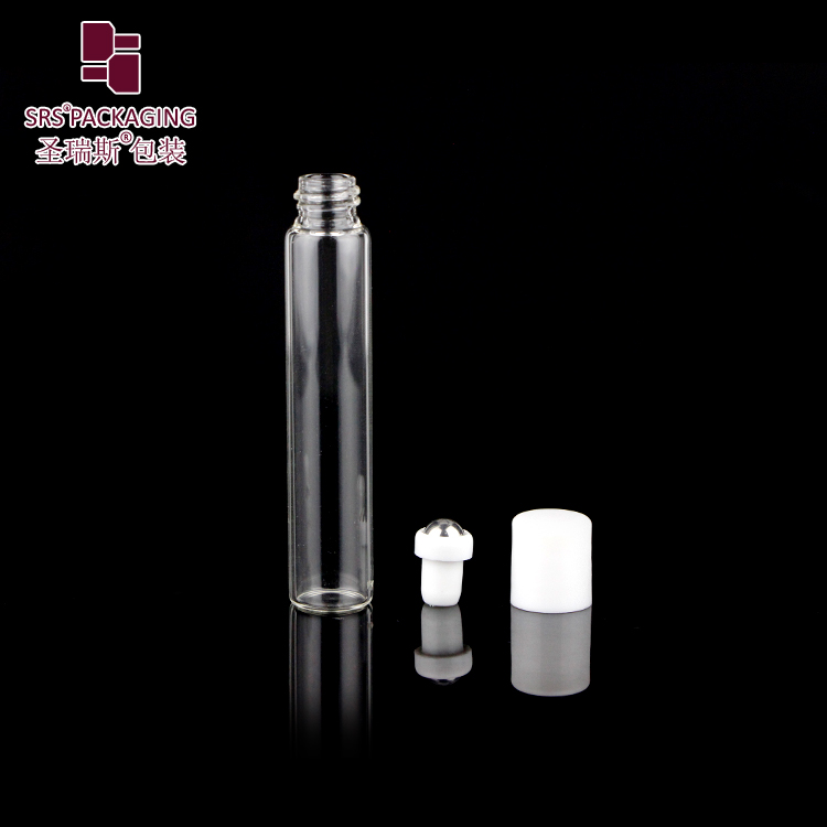 100pcs high quality 3ml 5ml 8ml 10ml 15ml roll on clear empty glass perfume essential oil bottle