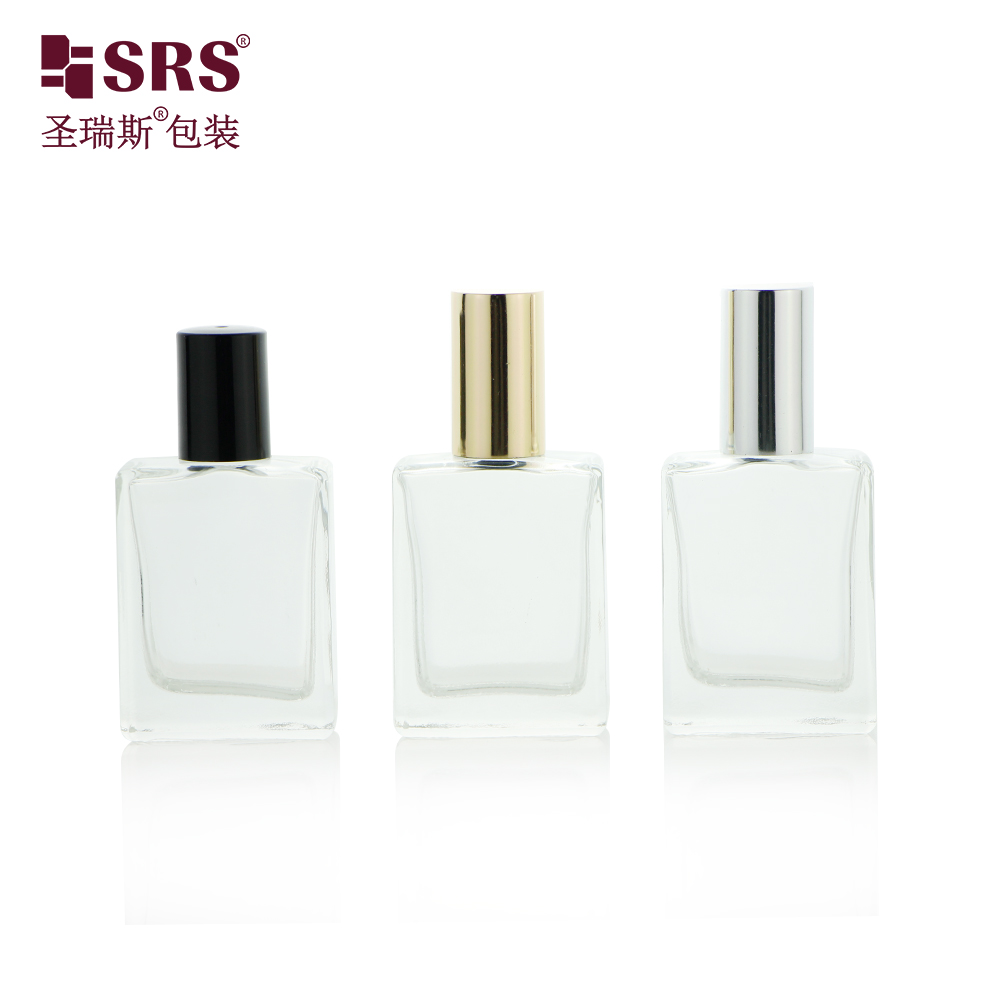 Wholesale Empty Square Perfume Essential 0il Sample Bottle Roll On Glass Bottle