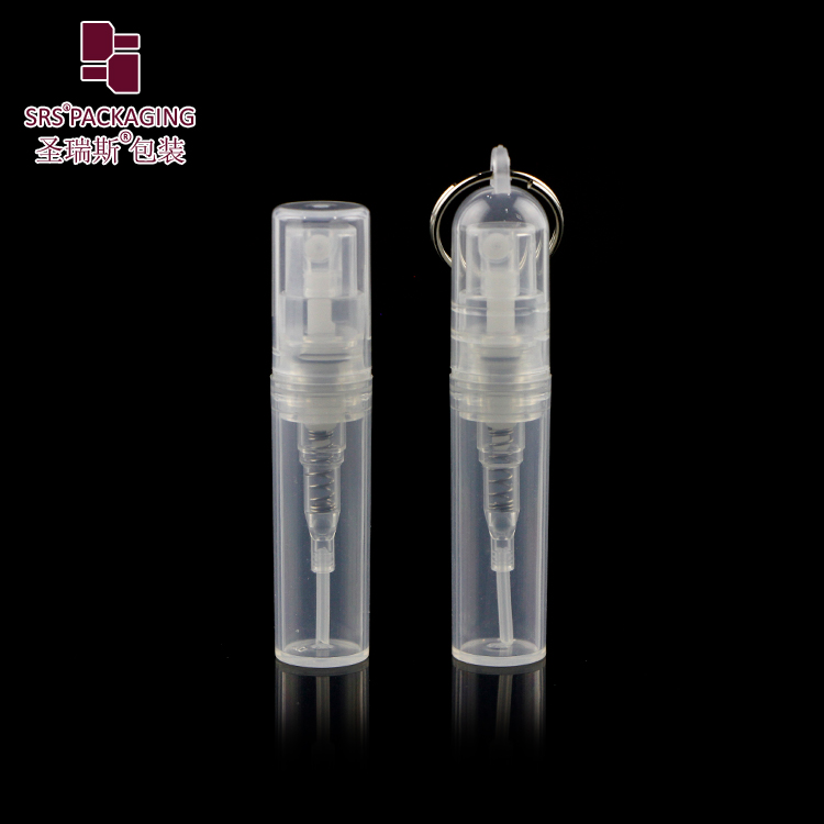 In stock refillable 2ml 3ml 4ml 5ml plastic pp bottle Empty mini  plastic spray bottle